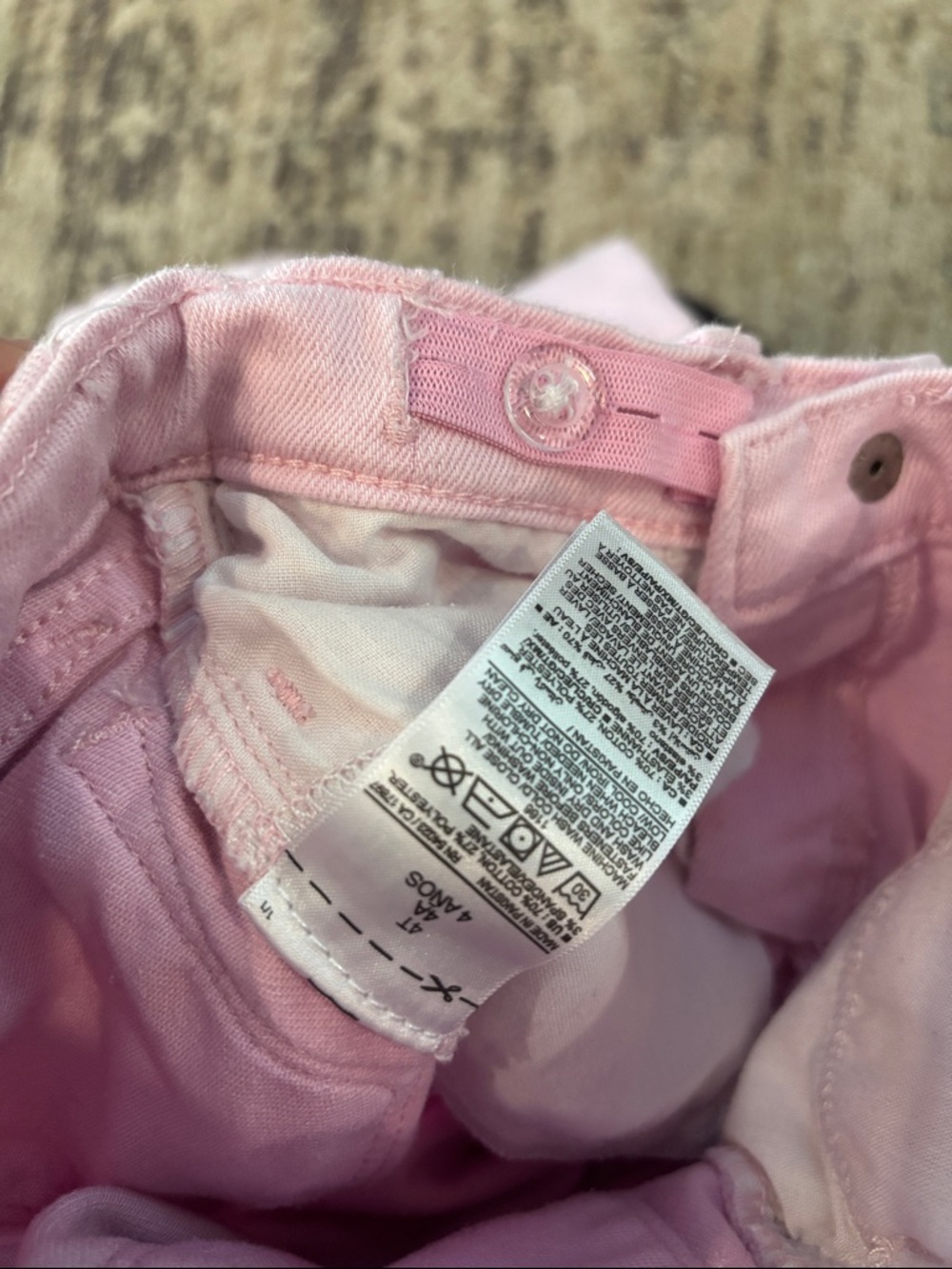 Old Navy 4T Girls' Leggings & Pants Bundle - Pink Adjustable Jeggings - Picture 10 of 16